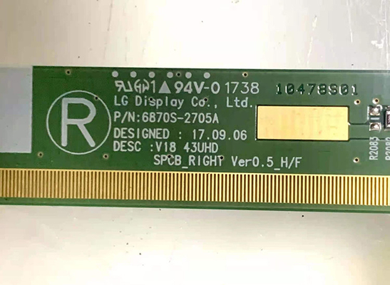 LG 43 CU экрана LC430DGJ-SLA1 12V ТВ дюйма аттестованный для мониторов